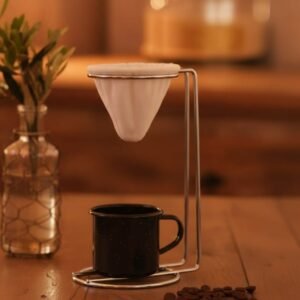 Suporte inox mini coador de pano